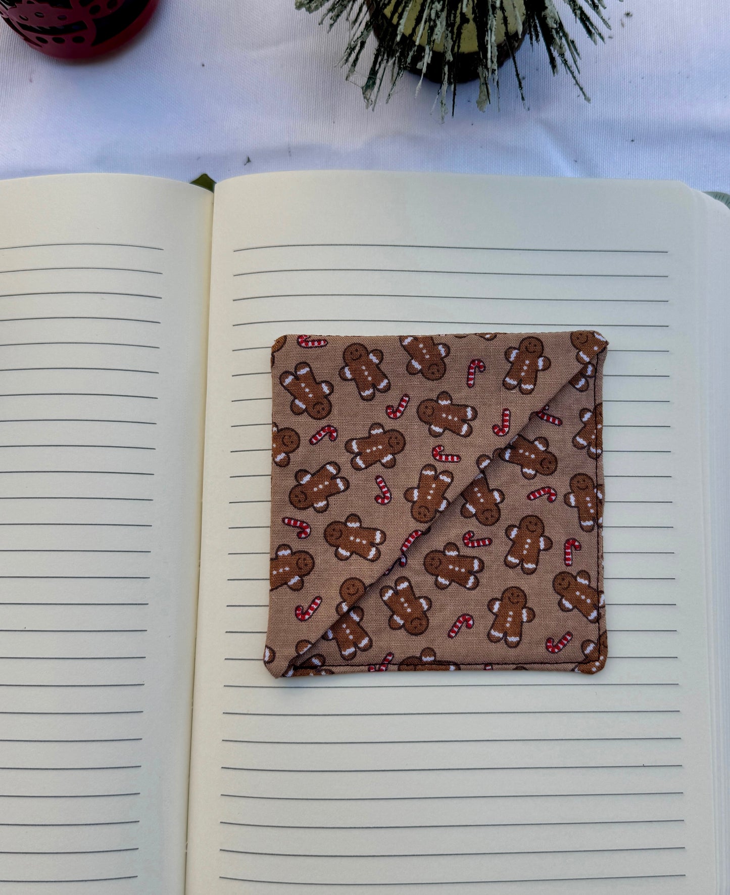 Gingerbread Man Corner Bookmark