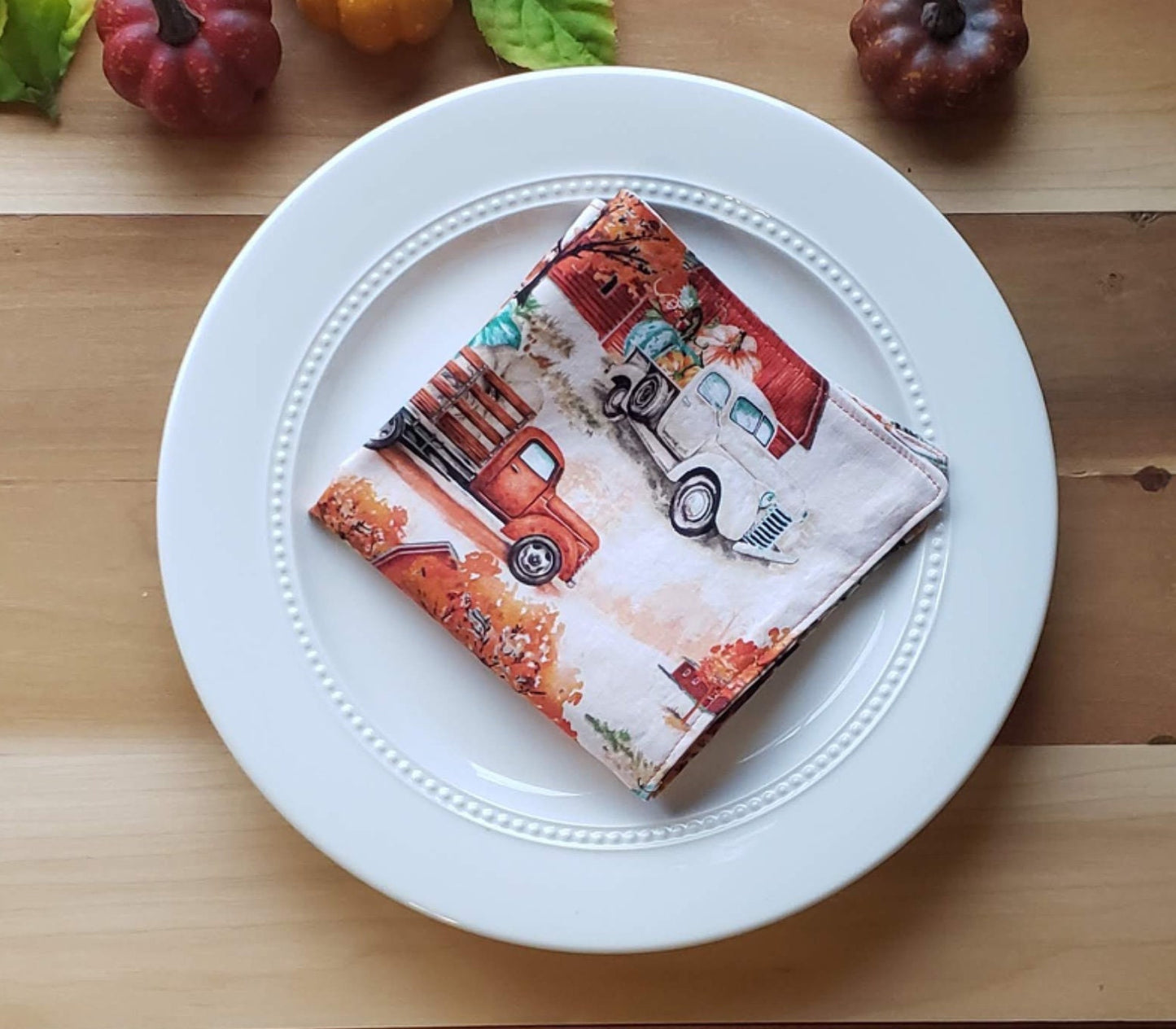 Pumpkin Harvest - Set of 4 Napkins