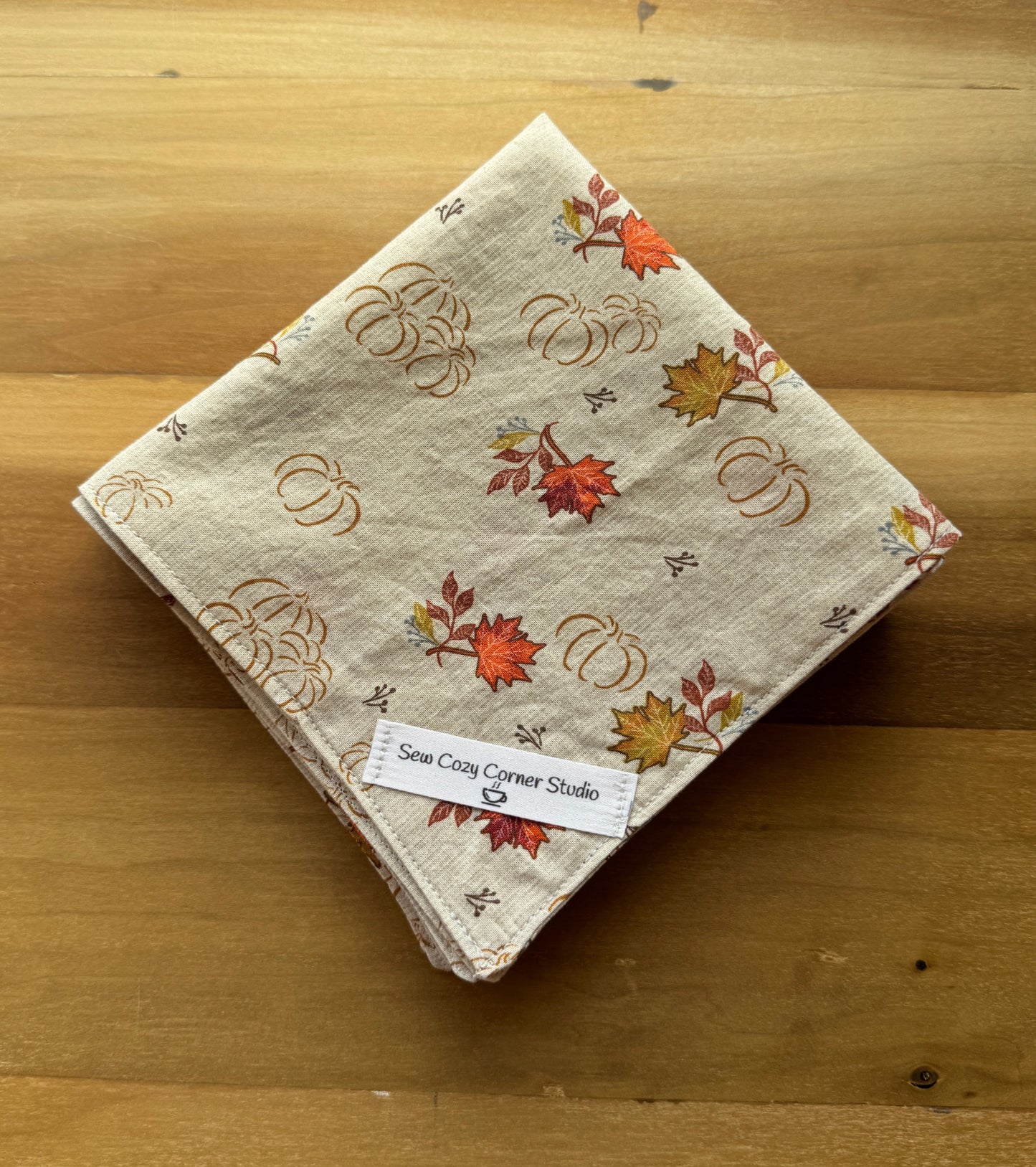 Harvest Leaves Cloth Napkins, Set of 4