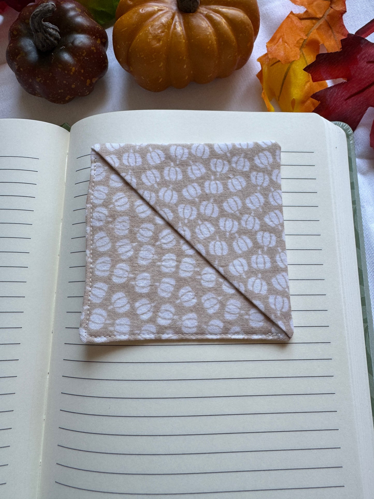 Tiny Pumpkins Corner Bookmark