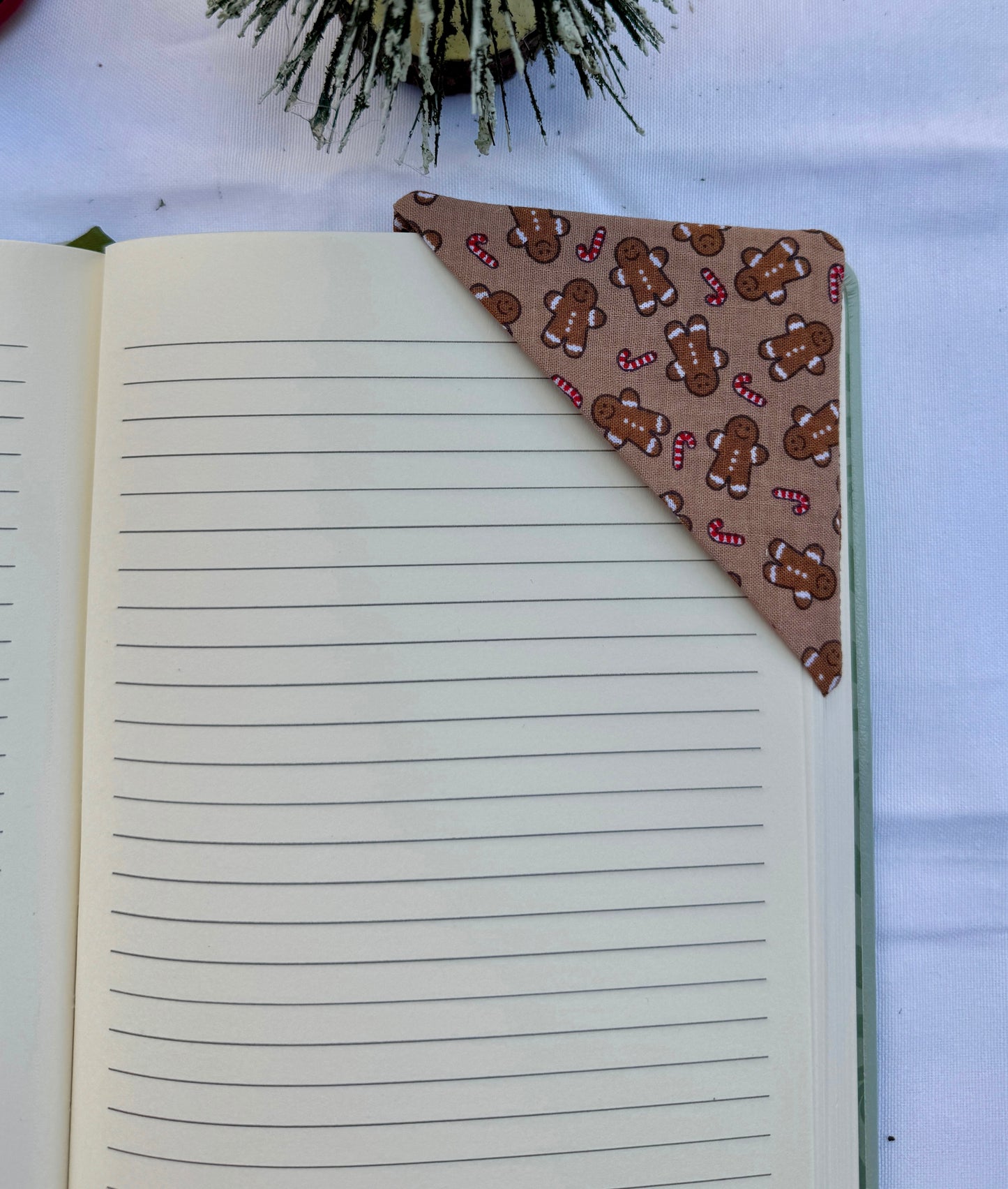 Gingerbread Man Corner Bookmark