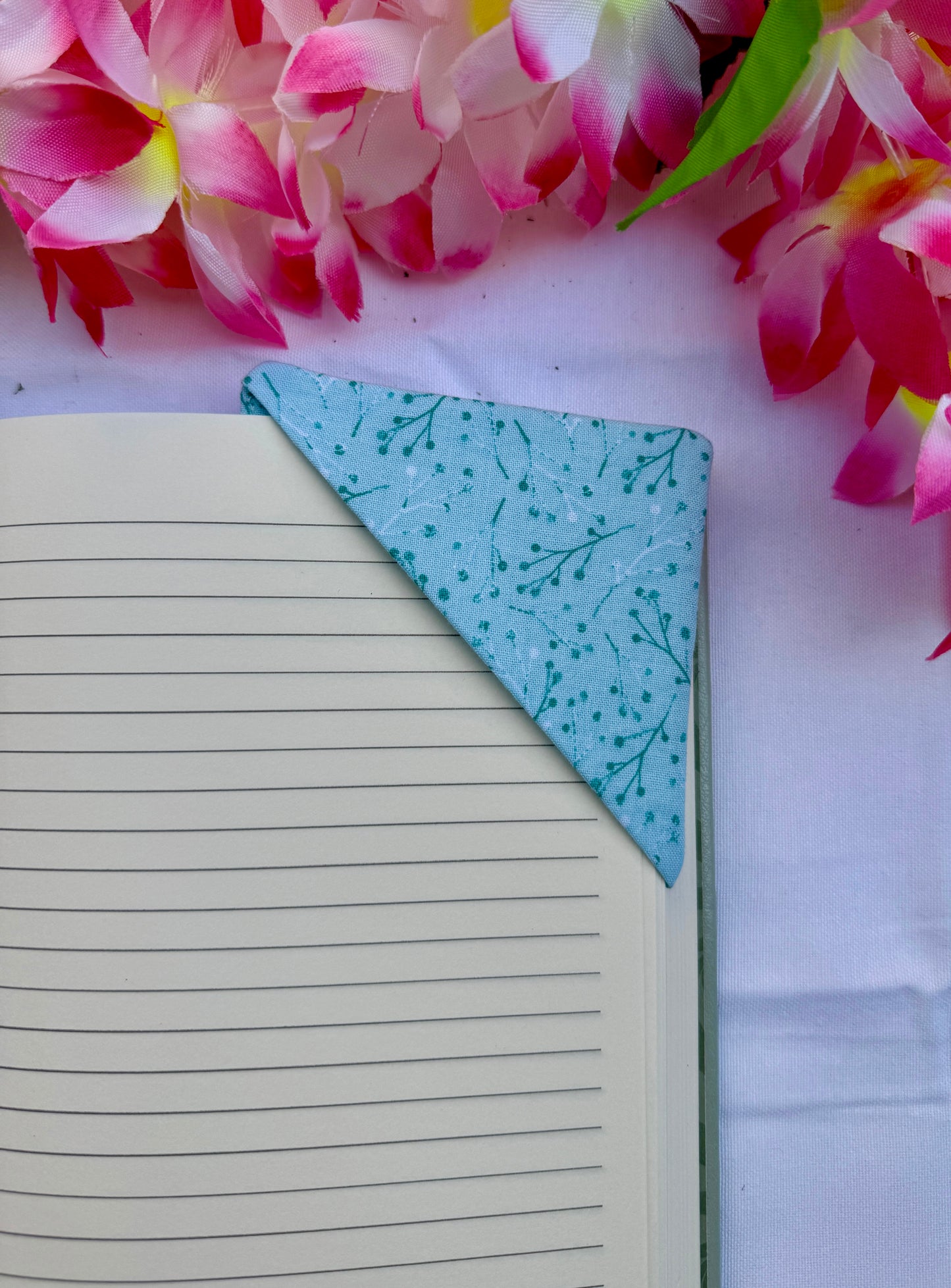 Blue Branch Corner Bookmark