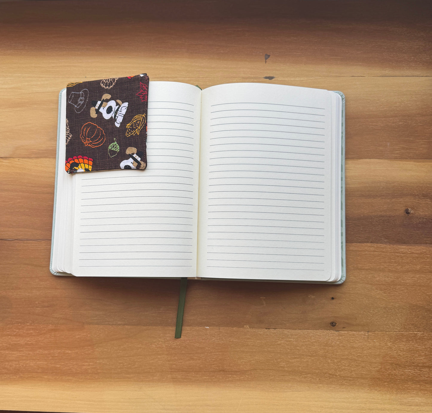 Turkey Puppy Corner Bookmark