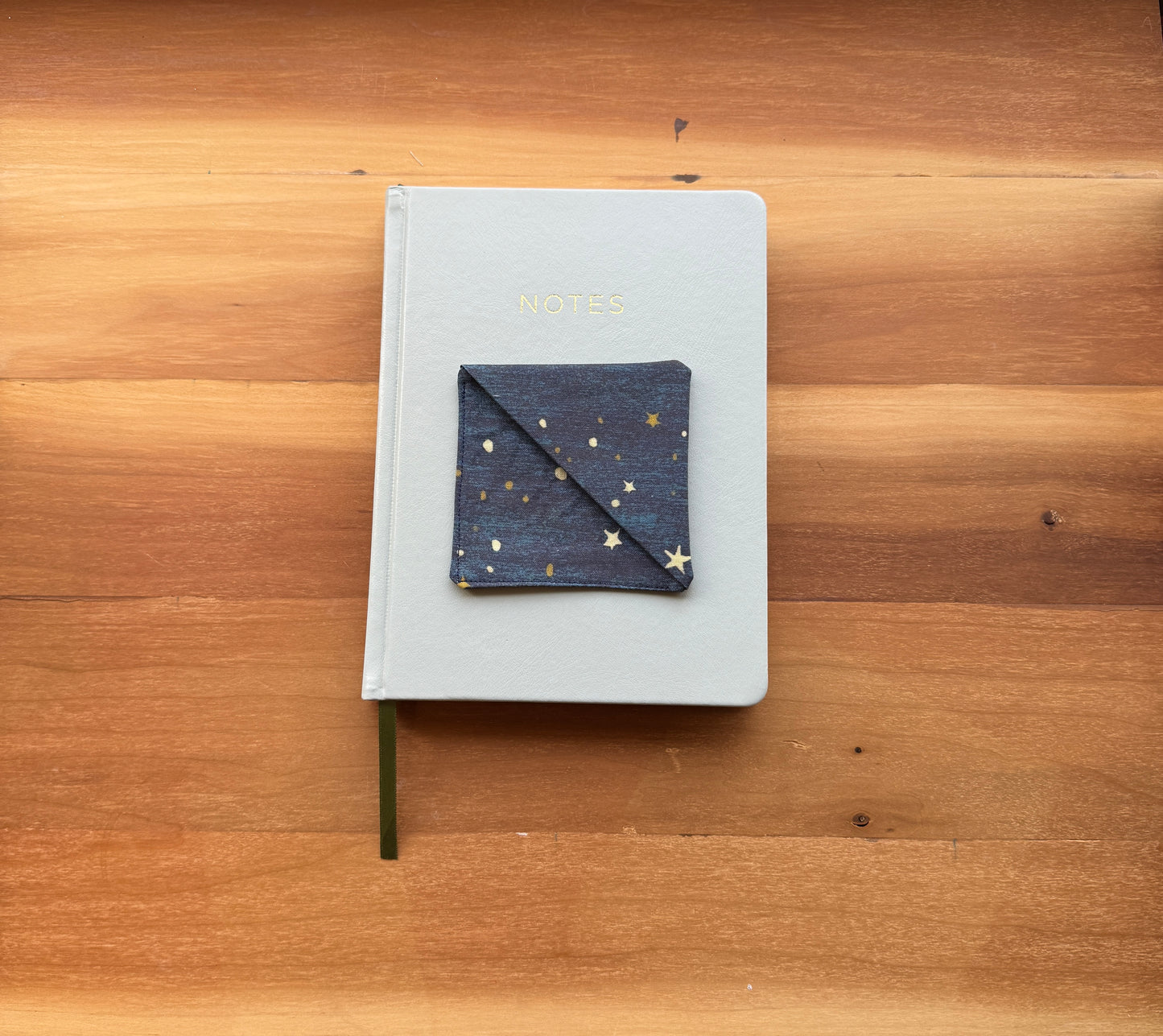 Night Sky with Stars Corner Bookmark
