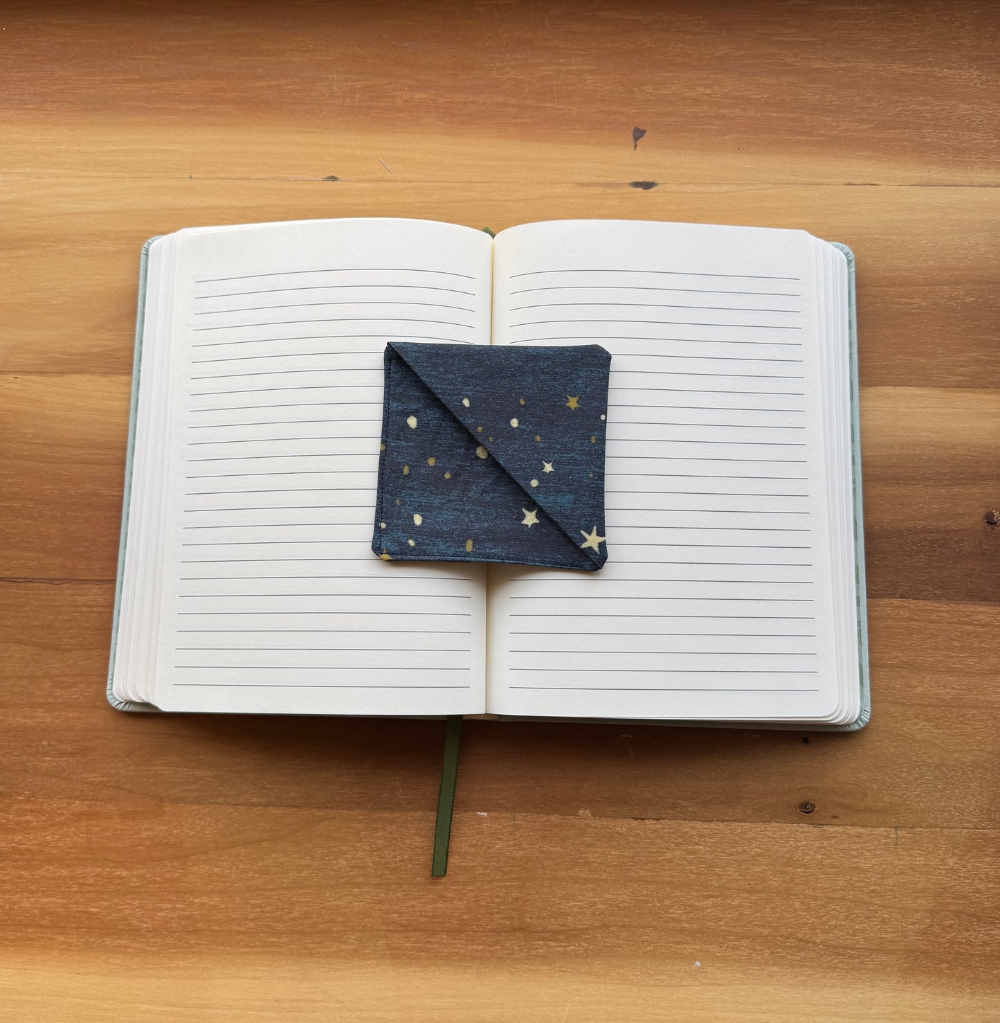Night Sky with Stars Corner Bookmark