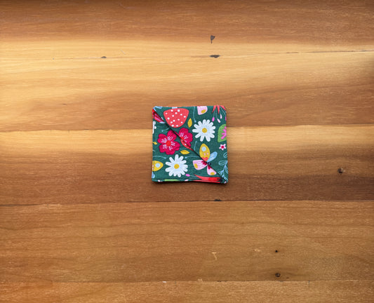 Mushroom Floral Corner Bookmark