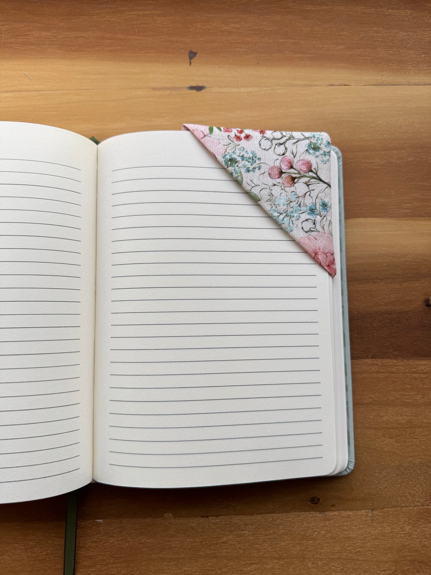 Watercolor Flower Corner Bookmark