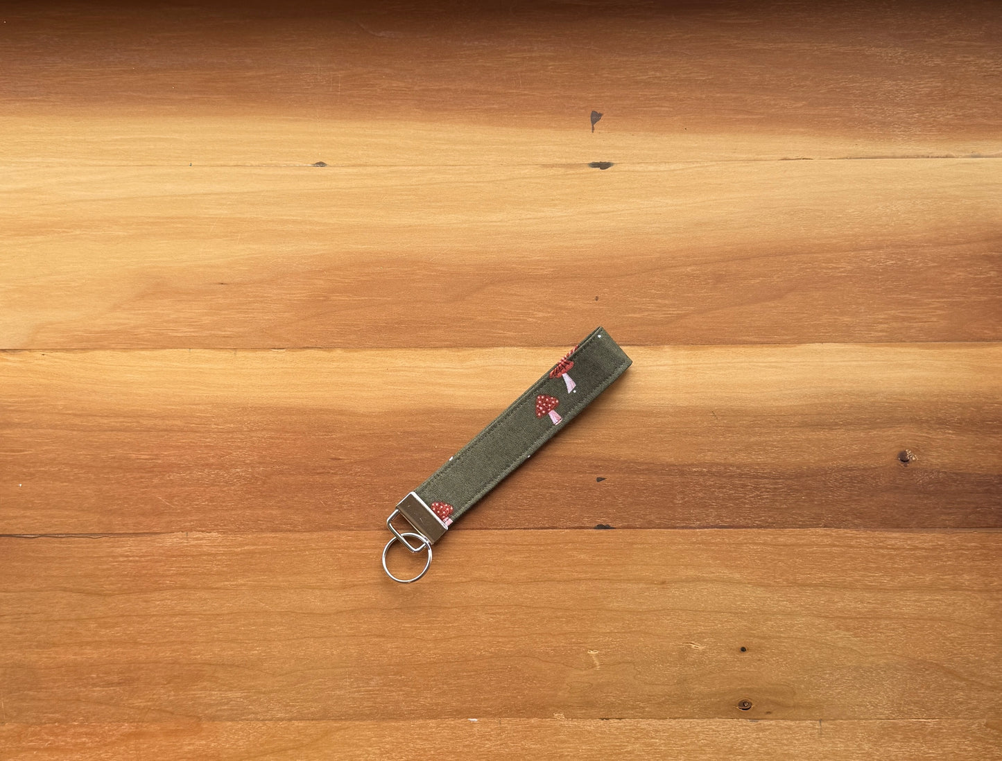 Mushroom Key Wristlet