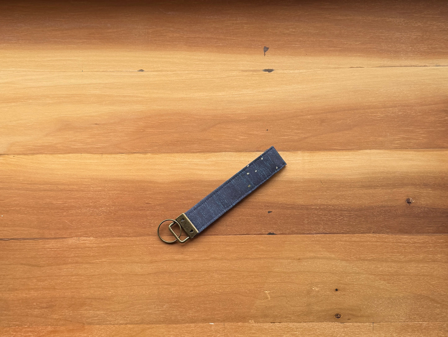 Night Sky with Stars Key Wristlet