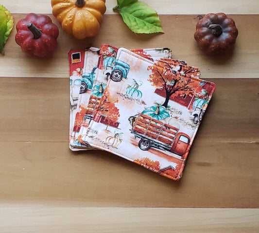 Pumpkin Harvest - Set of 4 Coasters