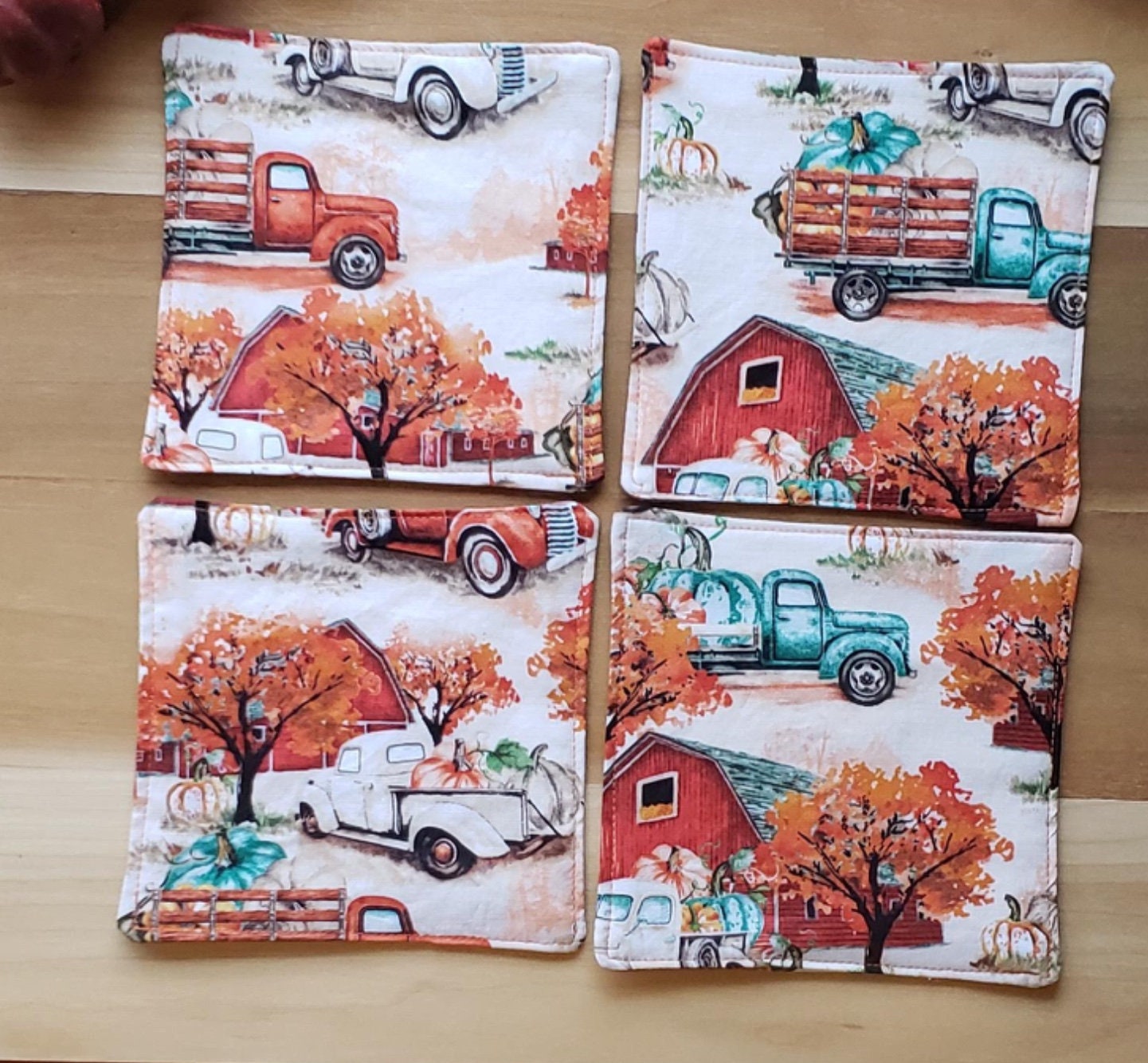 Pumpkin Harvest - Set of 4 Coasters