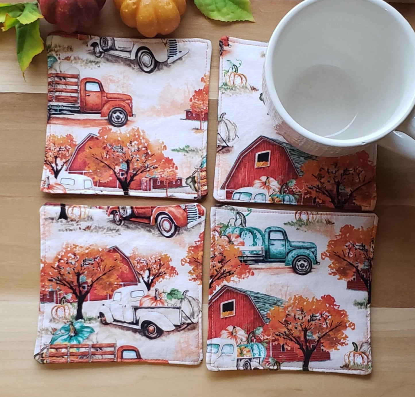 Pumpkin Harvest - Set of 4 Coasters